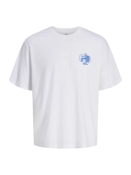 Jack & Jones Junior Tricou JORVacation albastru alb
