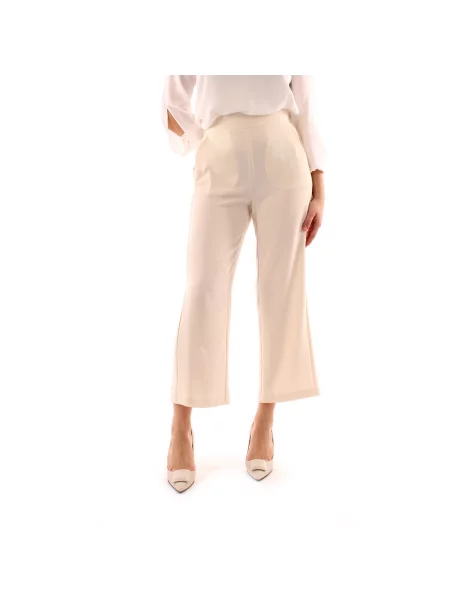 Pantaloni Emme Marella alb