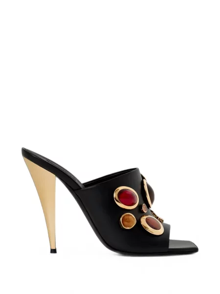 Papuci tip mules Givenchy din piele negru