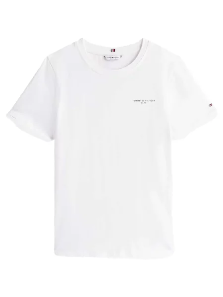 Majica Tommy Hilfiger s autogramom bež