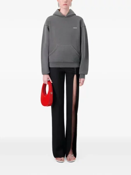 Hoodie Coperni με σχέδιο γκρι