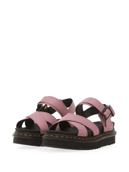 Sandale Dr. Martens cu cataramă roz