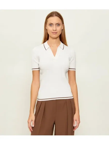 Tricou polo Armani Exchange bej