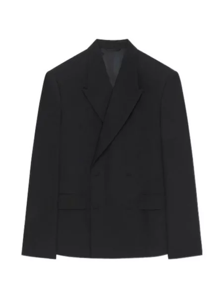 Sacou Givenchy cu două rânduri de nasturi negru