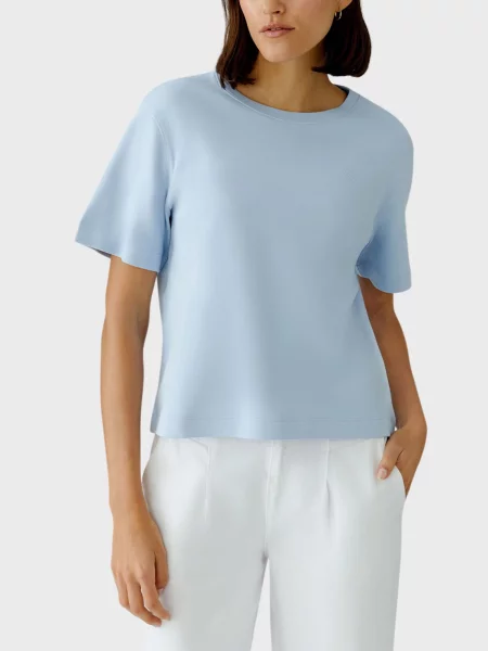 Футболка Oui блакитна