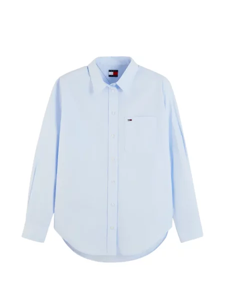 Cămașă Tommy Hilfiger cu autograf albastru