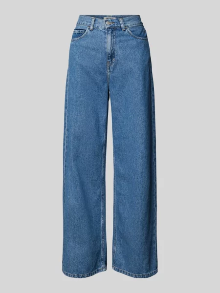 Jeansy z wpuszczanymi model Jane' Carhartt Wip niebieskie