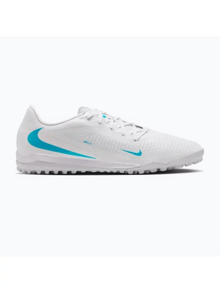 Încălțăminte de fotbal pentru bărbați Nike Phantom 6 Low Academy TF white/white/dusty cactus alb