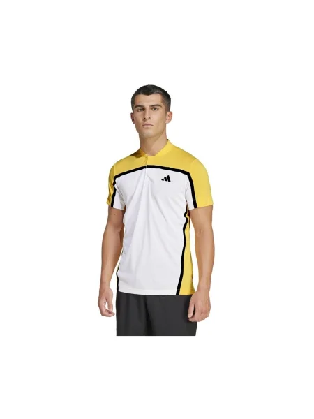 Tricou Adidas cu guler henley