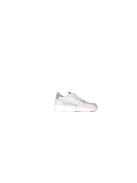 Sneakersy D.a.t.e. zamszowe białe