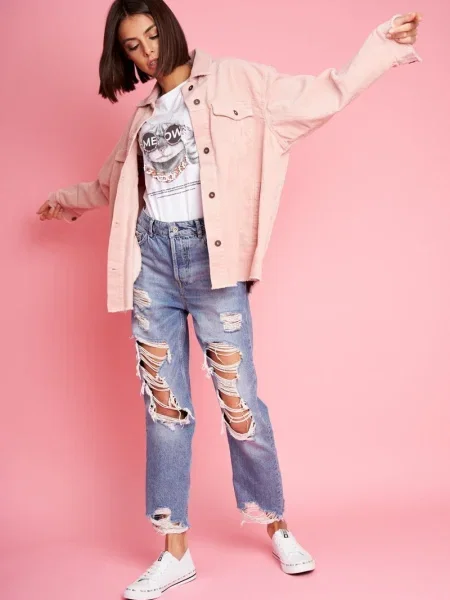 Teniși Big Star Shoes ajurate alb