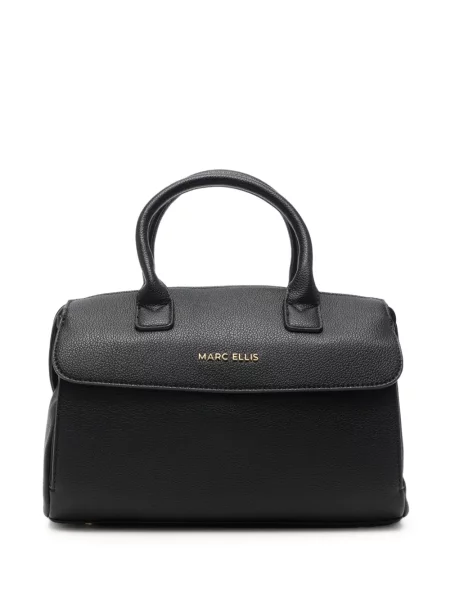 Τσάντα shopper Marc Ellis με αυτόγραφο μαύρο