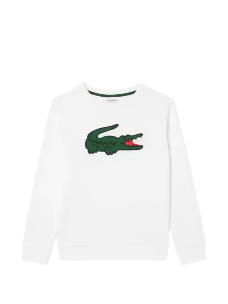Sweter dziecięcy Lacoste biały