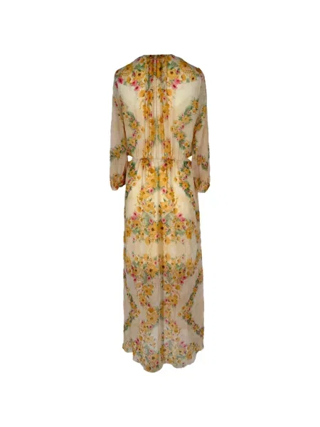 Rochie maxi Maje cu model floral cu imagine