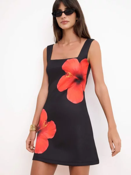 Trendyol Rochie roșu deschis negru