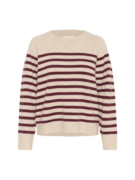 Sweter Part Two wełniany beżowy