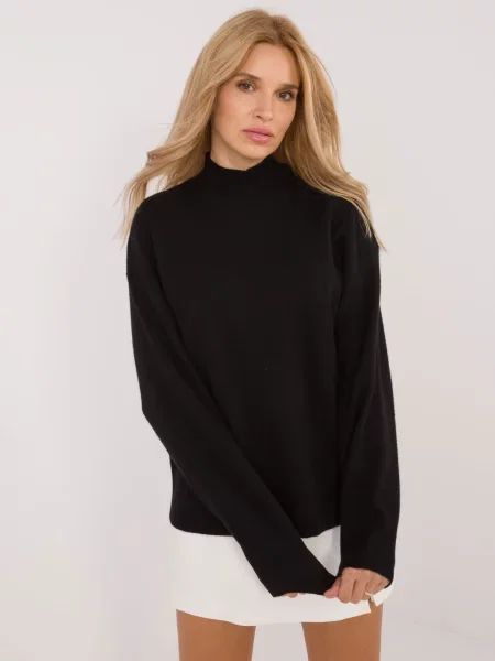 Pulover Fashionhunters negru