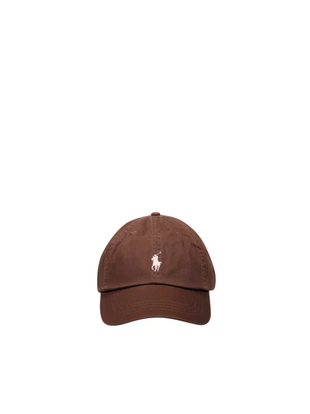 Polo Ralph Lauren czapka z daszkiem z aplikacją brązowy