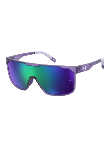 Okulary przeciwsłoneczne Under Armour Define/G S3 matte violet/green multilayer zielone