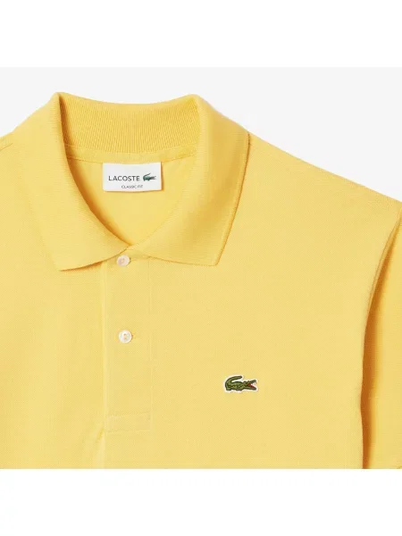 Поло Lacoste желтое
