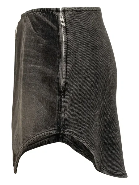 Fustă din denim Diesel negru