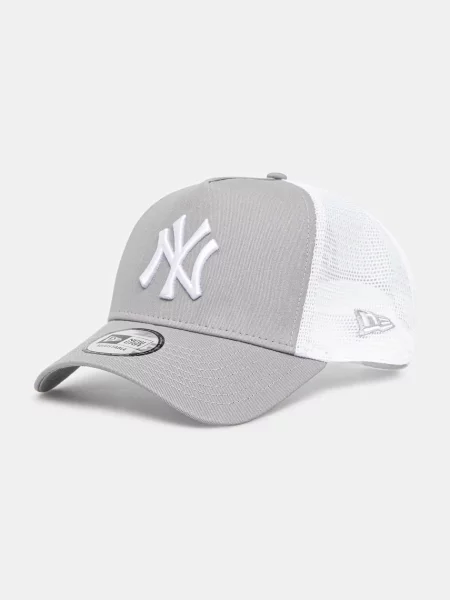 New Era MLB Clean New York Yankees Trucker Cap Grey gri