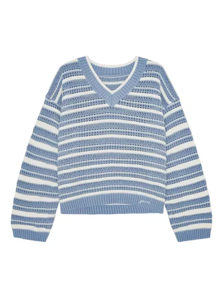 Pulover Ganni cu dungi albastru