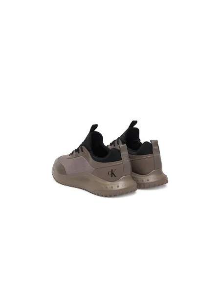 Calvin Klein Sportcipők Eva Runner Laceup Sock Mat Mix barna