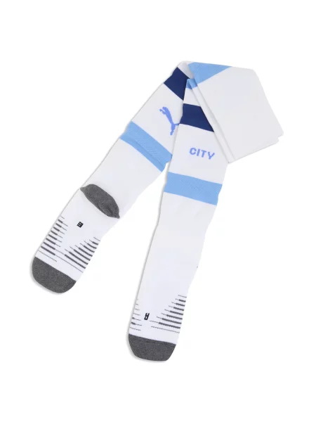 PUMA skarpetki Manchester City w paski Odzież biały