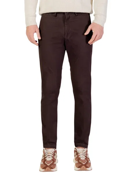 Chino hlače Borghese smeđa