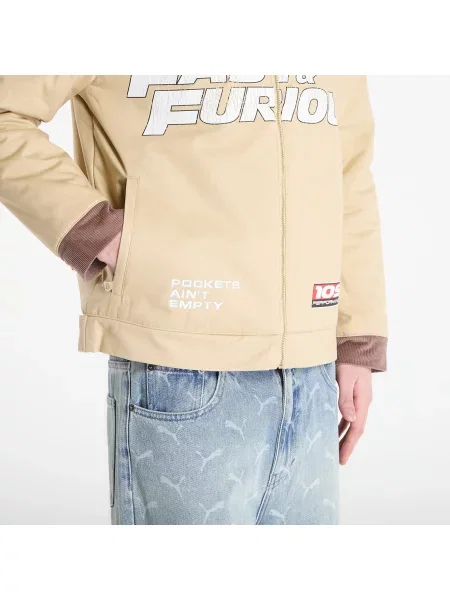 Μπουφάν Puma x Fast & Furious Jacket Cashew Brown XS καφέ