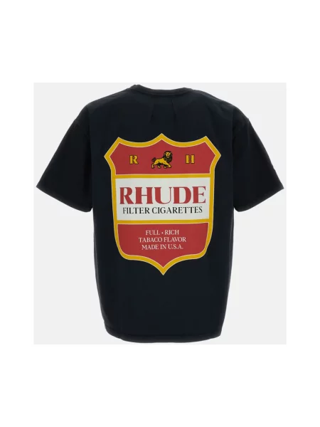 RHUDE T-shirt oversize czarna