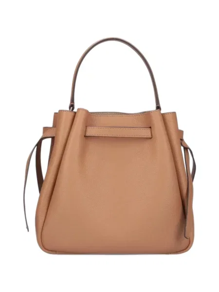 Geantă shopper Tory Burch din piele cu autograf