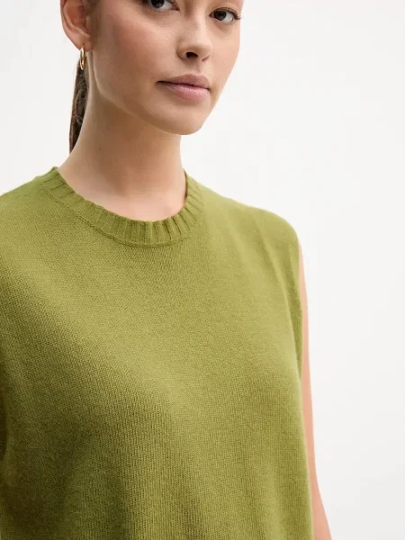 Шерстяной свитер United Colors Of Benetton бежевый
