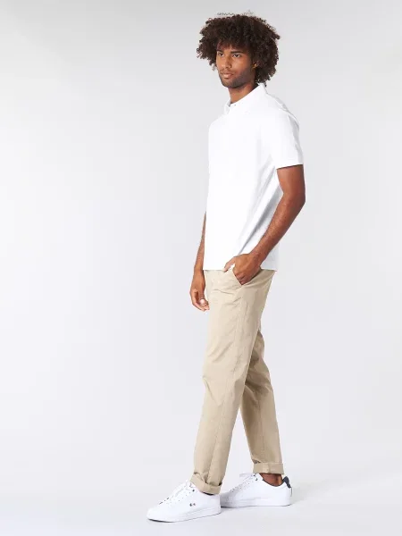 Tricou polo Lacoste alb