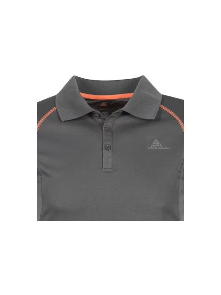 Polo majica Peak Mountain siva