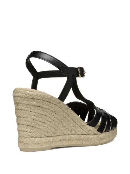 Espadrile Geox cu pană negru