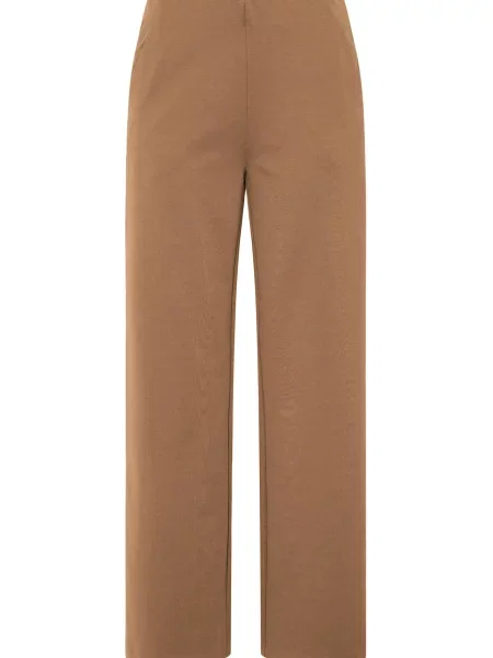 ICHI Pantaloni IHKATE deschis maro