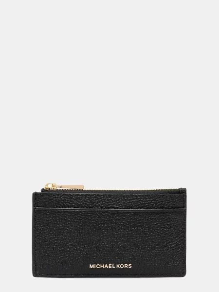 Portfel Michael Michael Kors skórzany czarny