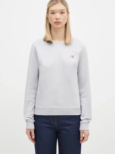 Maison Kitsuné μπλούζα Fox Head Patch Regular Sweatshirt