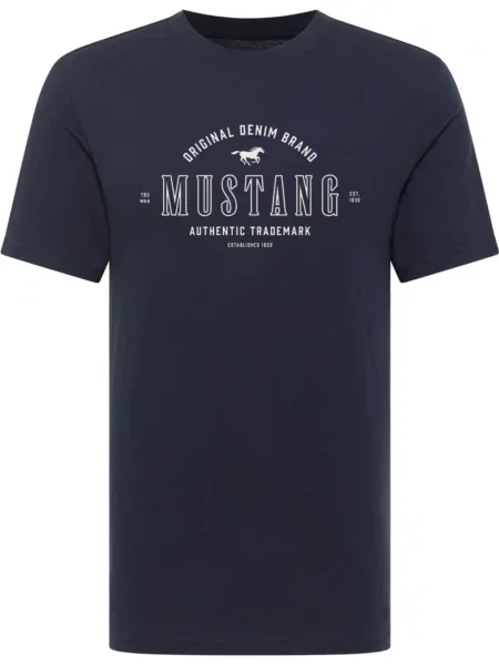 MUSTANG Póló Mustang Style Alex Dark Sapphire kék