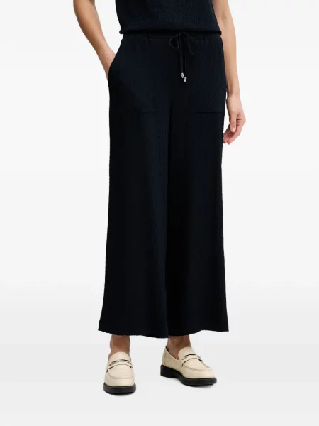 Pantaloni palazzo Joseph Ribkoff cu cordon albastru