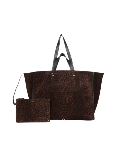 Shopperka Jerome Dreyfuss skórzana brązowa