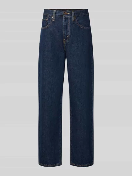 Jeansy o kroju relaxed fit z czystej bawełny model EASY DAD' Levi's® 300 granatowe