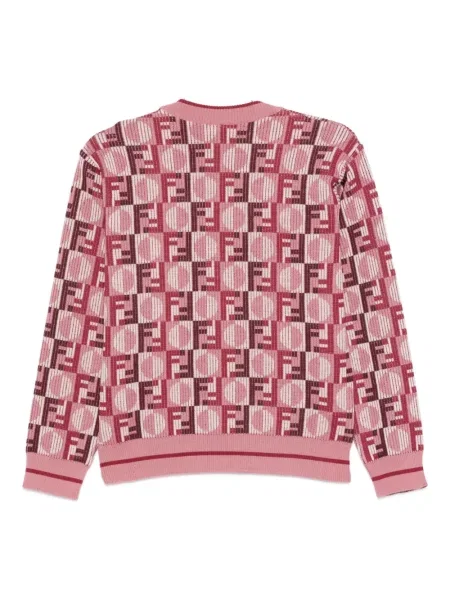 Sweter dziecięcy Fendi różowy