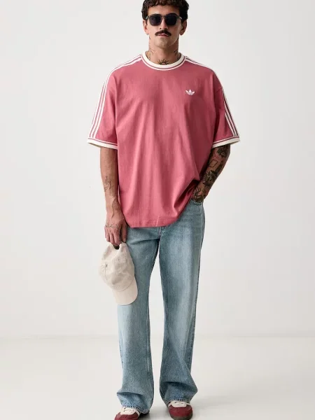 Adidas Originals tričko pánske ružová