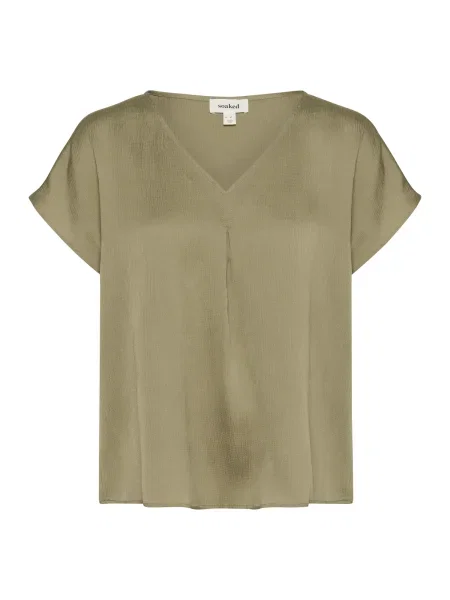 SOAKED IN LUXURY Bluză Loana stuf verde