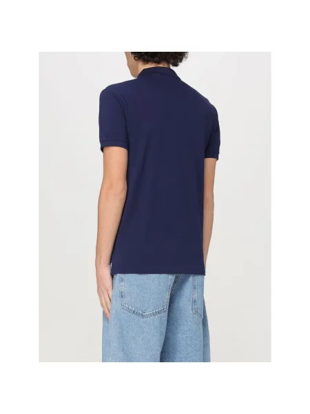 Koszulka polo o kroju slim fit z wyhaftowanym logo Polo Ralph Lauren niebieska