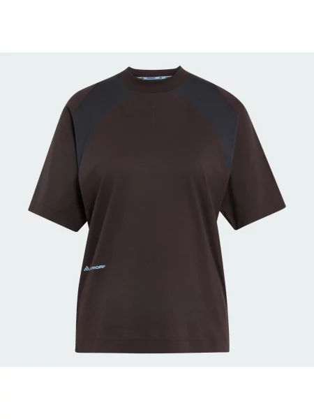 Adidas Tričko Hermanos Koumori tmavě hnědá / tmavě šedá