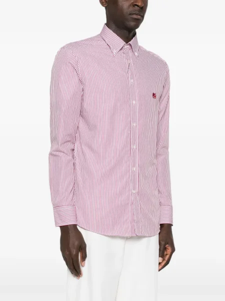 Pruhovaná košile Etro červená